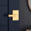 Mirada Reeded Bed/Bath Lever w/ Rectangular Rose