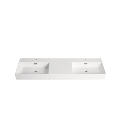 Bassin en résine pour meuble-lavabo