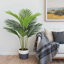 Faux palmier en pot en plastique noir plante de palmier Areca-838862036-838864202