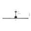 Baun 5-Blade Indoor Ceiling Fan with Remote solid wood Blades DC Motor-1049430255-1027365004-1027365005