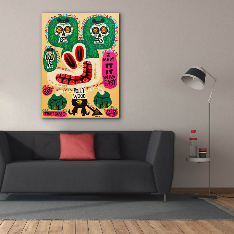  «Hollywood Mouse No. 2» par Jorge R. Gutierrez, art mural sur toile, 40 po x 54 po, H 54 po x l 40 po