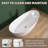 69" x 33" Acrylic Freestanding Soaking Bathtub with Overflow and Drain