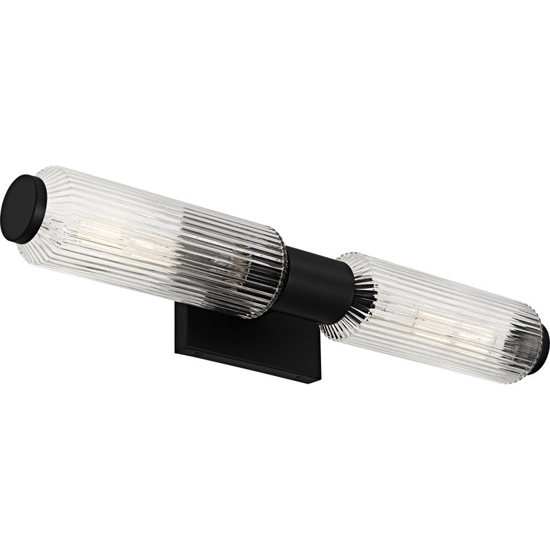 Hawes 2-Light  Bath Light, Matte Black