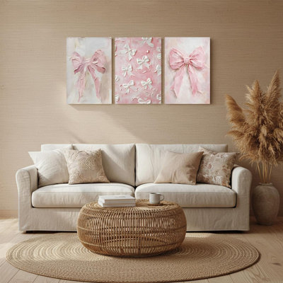 3 Piece Wrapped Canvas Wall Art