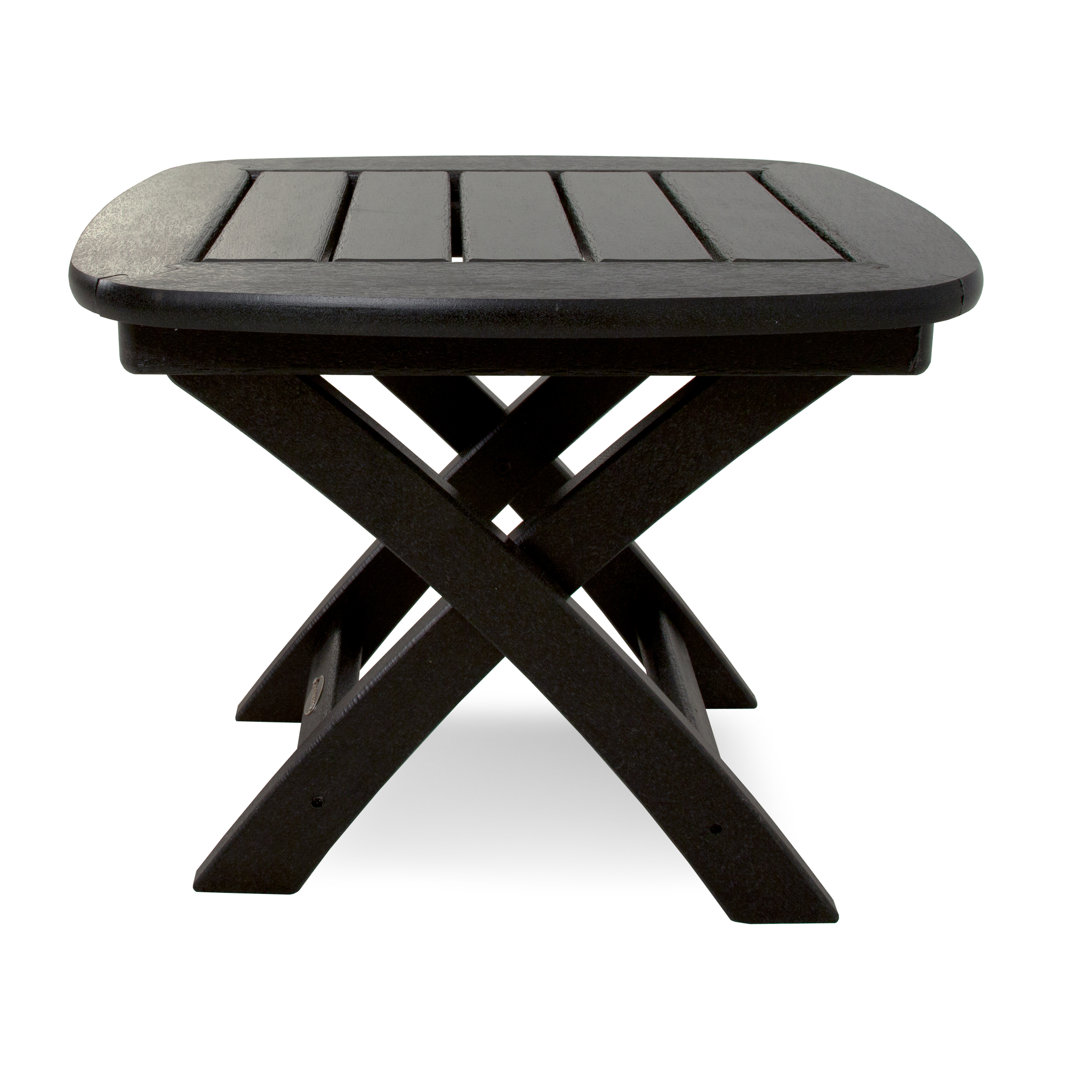 POLYWOOD Nautical 21" x 18" Side Table POLYWOOD® 