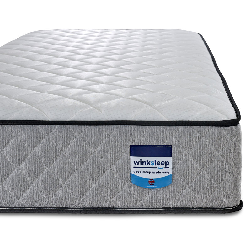 Winksleep Orthopaedic Memory Foam Spring Mattress, Medium-Firm Comfort, Small Single (2'6)