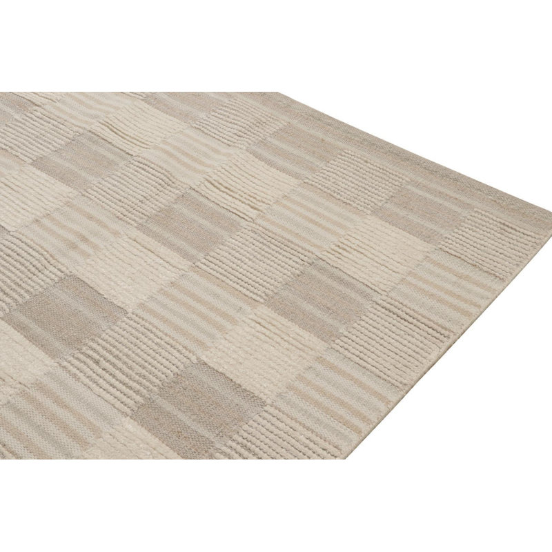 Scandinavian Wool Geometric Area Rug, Rectangle 12' x 16'