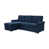 100 % polyester bleu marine est en rupture de stock