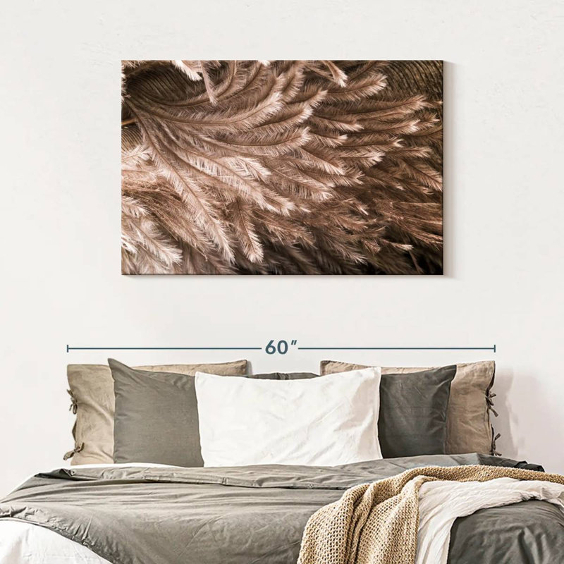 Brampt Ostrich Feathers, 30" H x 45" W