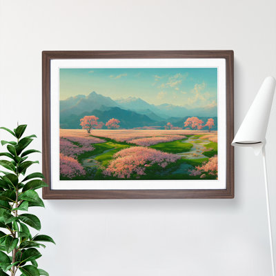 Spring Landscape Mountains - Single Picture Frame Print