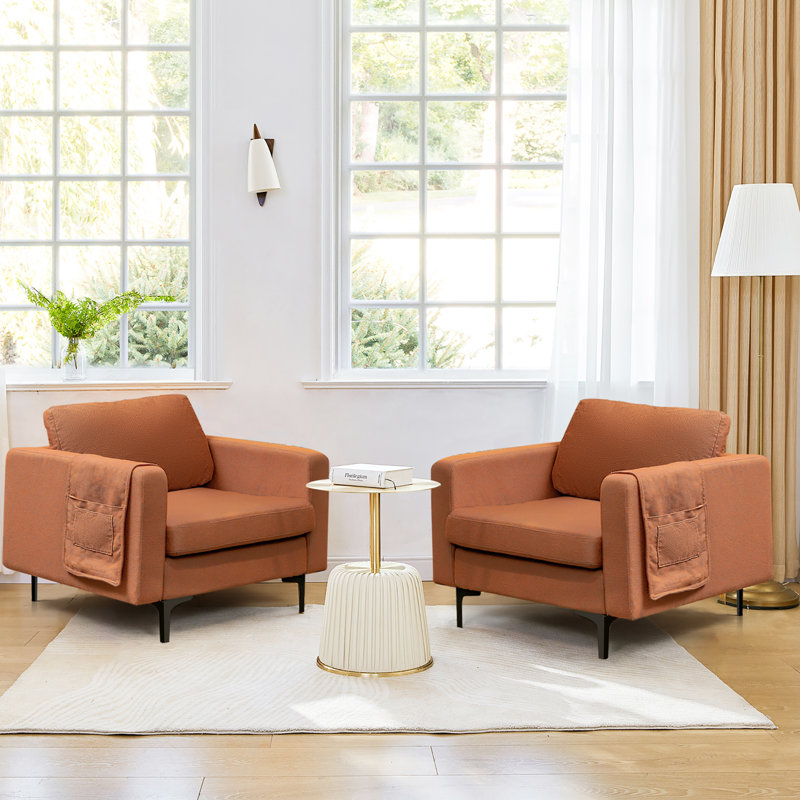 Lauchlin 38 po, Tissu orange