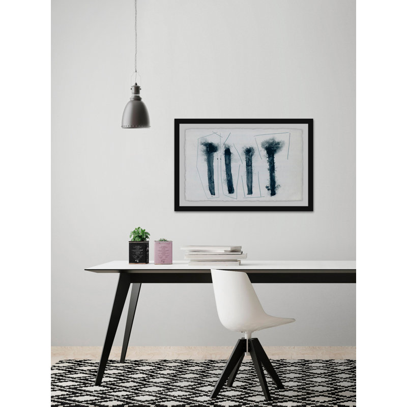 Smoky Edges 1 Piece Single Picture Frame Painting, 61 cm H x 91 cm W x 4 cm D