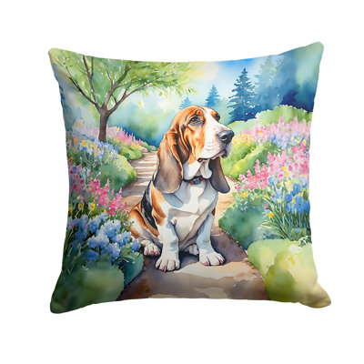 Spring Path Outdoor Throw Pillow