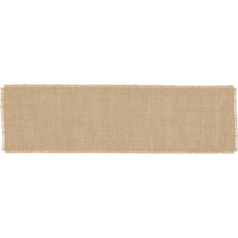 Chemin de table supérieur en jute Lemanski, L 48 po x l 13 po