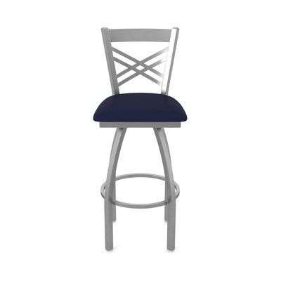 Catalina Stainless Steel Indoor/Outdoor Swivel Bar Stool by Holland Bar Stool