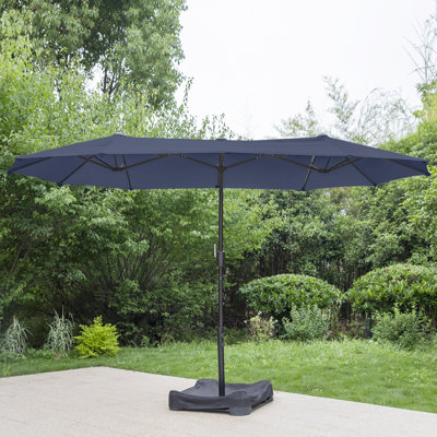 457.2cm X 274.32cm Rectangular Market Parasol