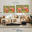 «Tropical Flamingo», 3 pièces sur toile-98562159