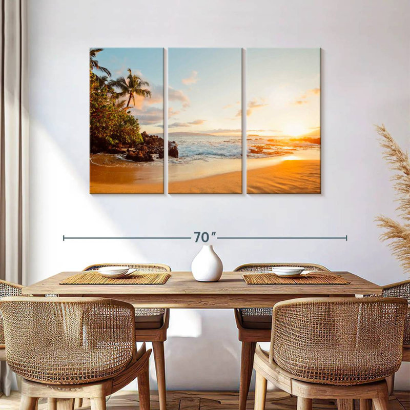 Gillard Tropical Maui Sunset, H 36 po x l 57 po