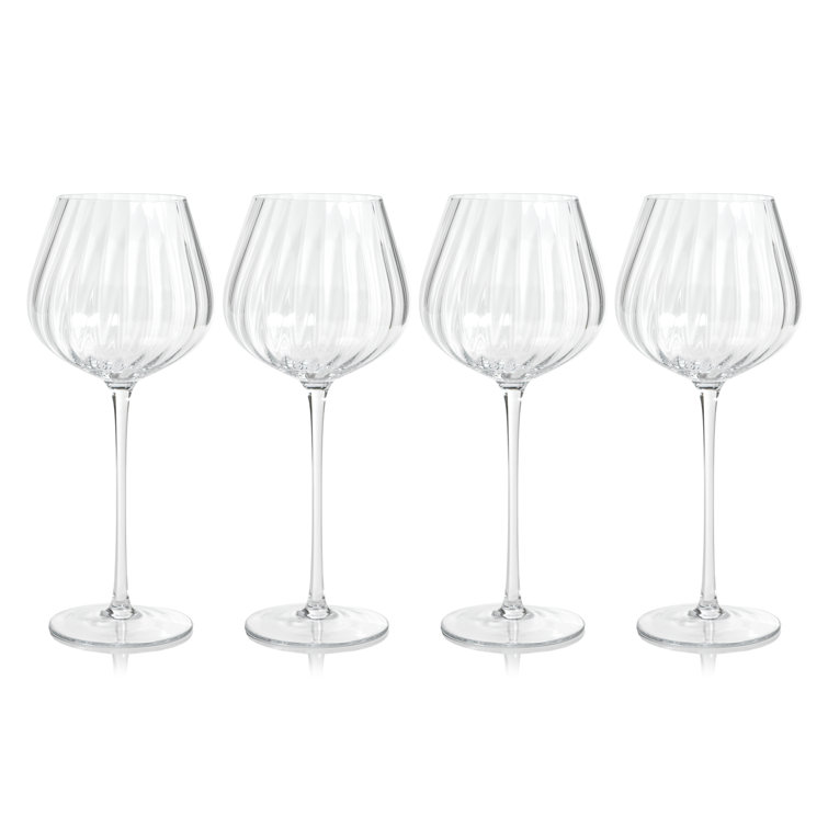 Meridian Set of 4 Red Wine Glasses/Goblets 