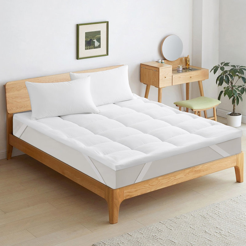 Surmatelas en plumes blanches 2 po, Très grand