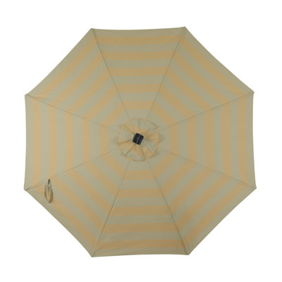 Parasol de marché éclairé de 132 po avec auvent Breez-Tex Shela