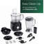 Emperial Food Processor and Blender - Multifunctional Juicer, Shredder, Slicer, Emulsifier & Grater with 2 Speeds & Pulse Function