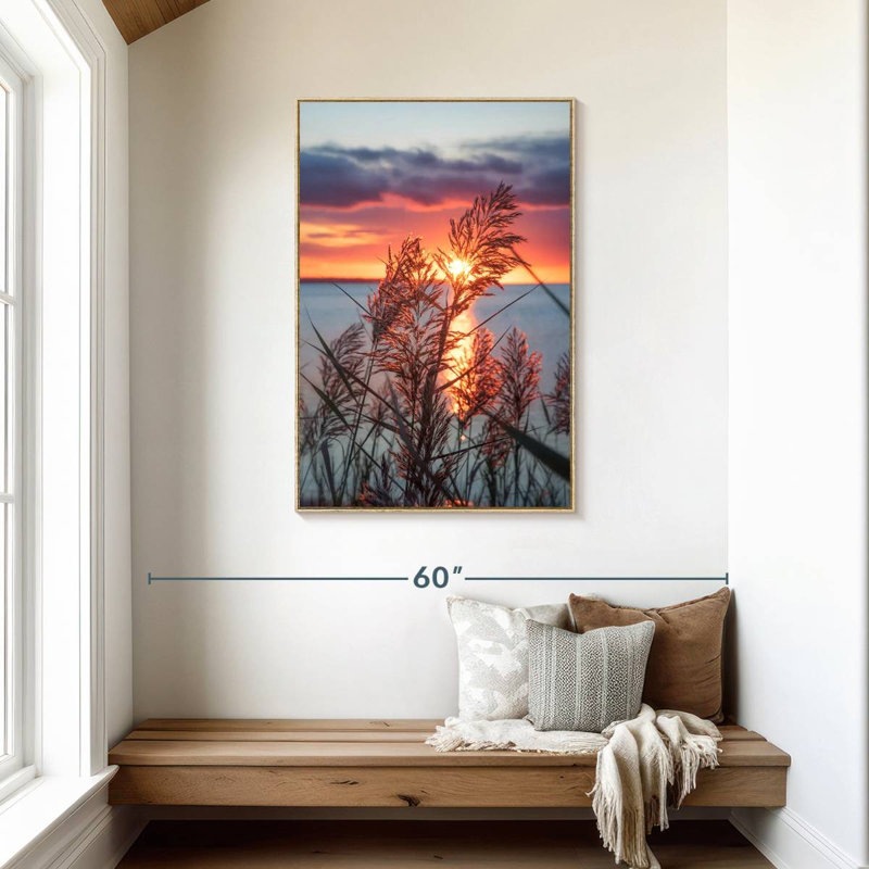 Exhilarated Potential, Floating Frame Natural Wood, 29" x 43"