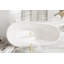 Baignoire de 67 pouces en blanc brillant avec garniture-105505908