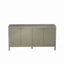 Buffet moderne de 59 pouces avec 4 portes, tablettes réglables pour un rangement polyvalent et une décoration intérieure élégante