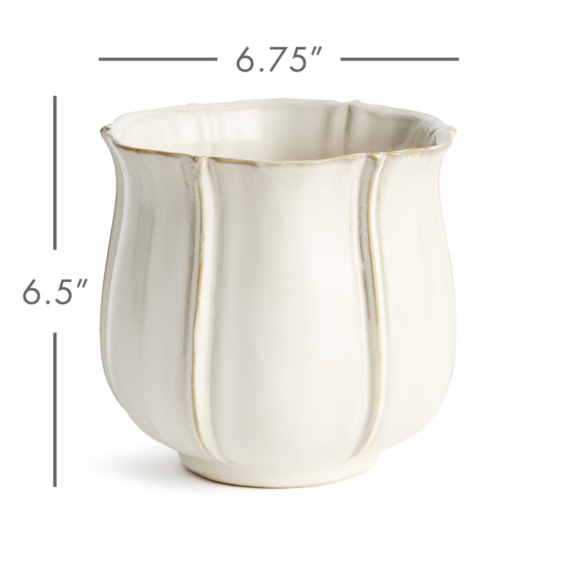 ALLISON POT LARGE, White, Large