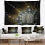 Tapisserie abstraite symétrique de fleur de fractale de brown-28485548
