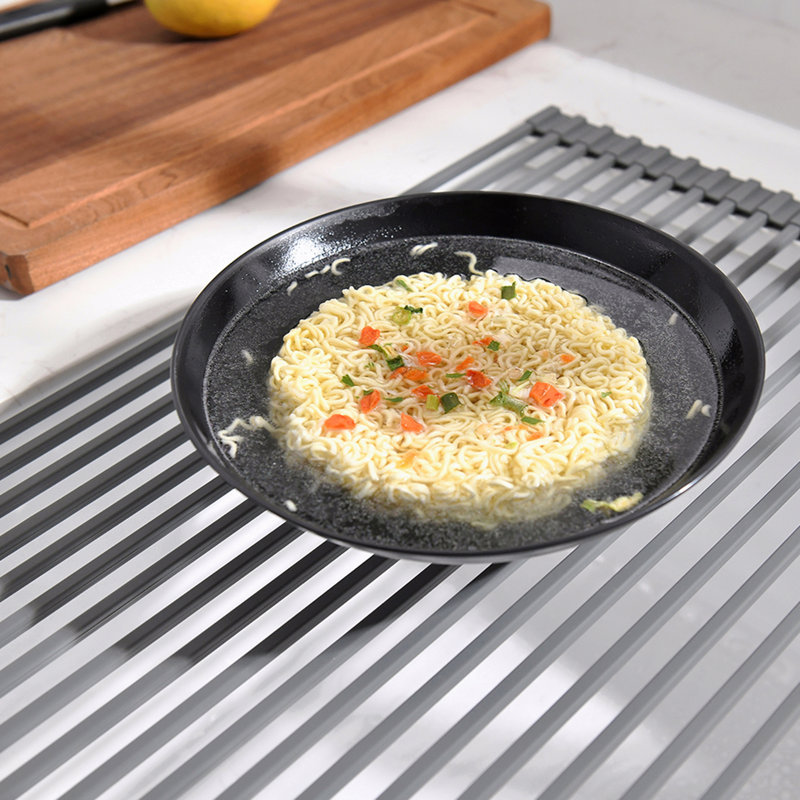 Robinet de cuisine de purificateur d'eau potable avec support de séchage à enroulement, robinets d'évier de cuisine rétractables