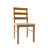 Scandinavian Style Dining Chair With Upholstered Seat-1760560779