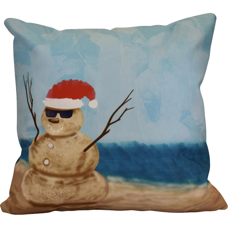 Coussin Coastal Christmas, H 26 po x l 26 po