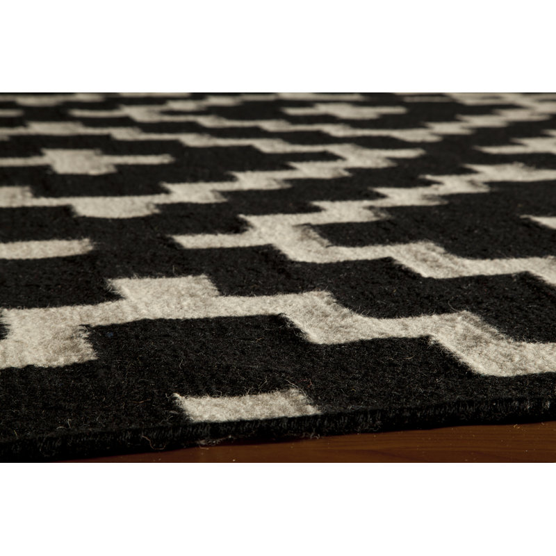 Alirah Wool Geometric Indoor Rug, Runner 2'3" x 8'