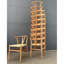 Fauteuil empilable Mid-Century - Naturel