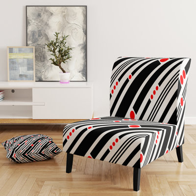 Fauteuil de chambre rembourré Mid-Century