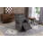Ultra-Wide Electric Velvet Lounge Chair with Massage Heating, Lift Function & Rotating Recliner for Living Room, Bedroom-125427983