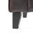 Sophisticated Button In Brown - Pu Entryway Chic Bench With Rolled Arms, Material, Ideal For Small Spaces