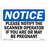 Notify Operator If You Are Pregnant Sign
