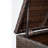 TK Classics 59'' W 25 Gallons Water Resistant Wicker Deck Box in Brown