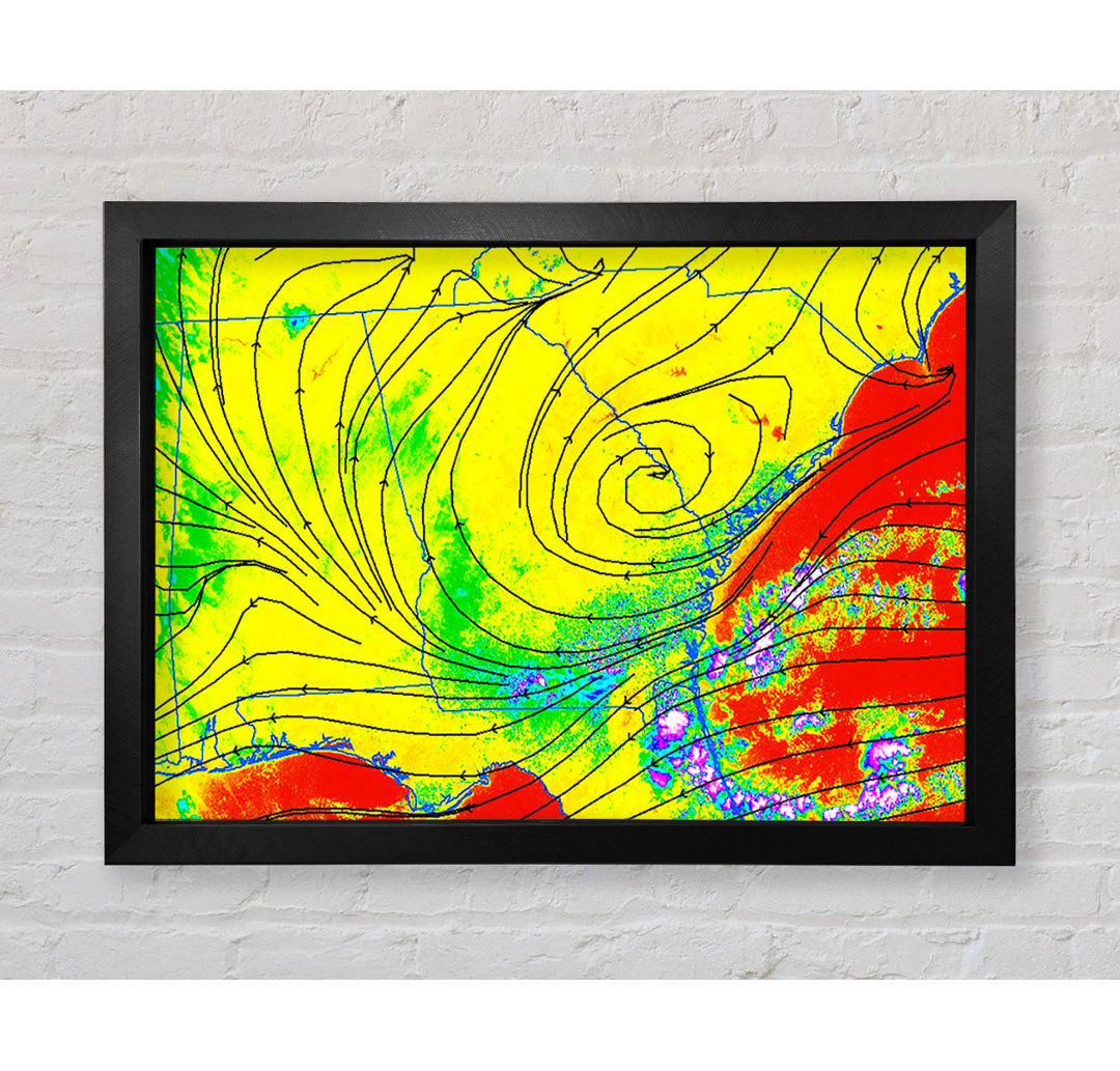 Leylines Gerahmter Druck