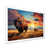 White Single Picture Framed