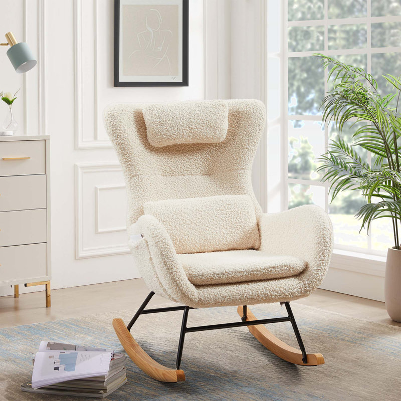 Fauteuil l 33,07 po Jaquelina, Beige
