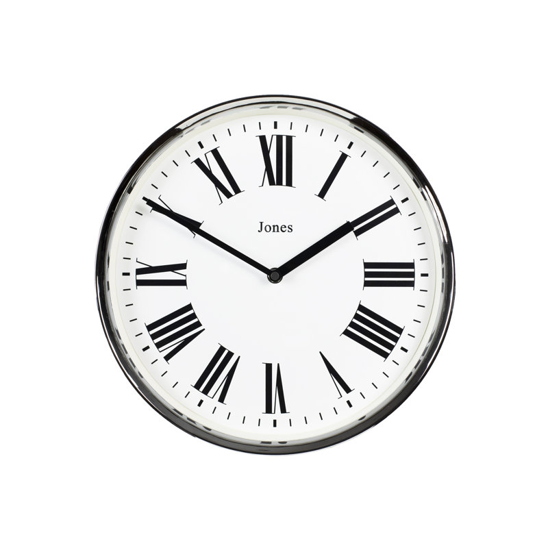Heartbeat Acrylic Wall Clock, Silver