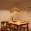 Luminaire suspendu 1 lumière Rattan-2046003696