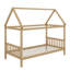 Lit simple pour enfant en forme de maison-2086260547