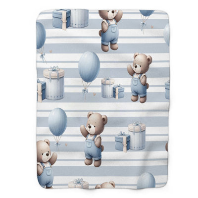 Toy Bear - 1 Piece Premium Blanket