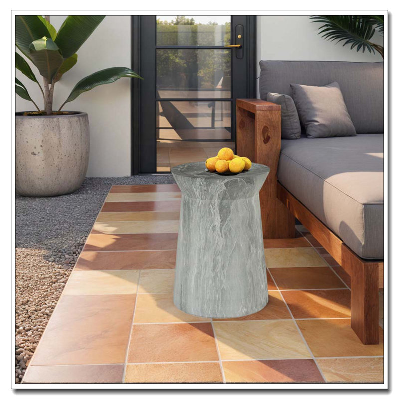 Outdoor Patio Accent Table Side