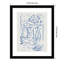«Cleve Mediterranean View» par Dan Hobday, impression sur bois encadrée-100159758-100159743